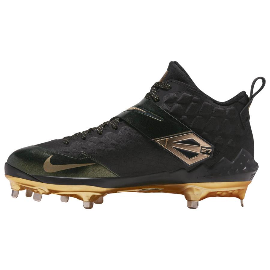 NIKE（ナイキ） 野球 スパイク 金具 トラウト 6 黒/金 ブラック