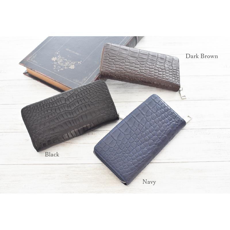 MGSABLE 長財布 クロコダイル レディース ワニ革 本物 本革 メンズ