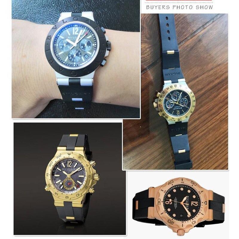 互換品】ブルガリ 腕時計 互換 汎用 社外品 ラバーベルト 22mm 24mm