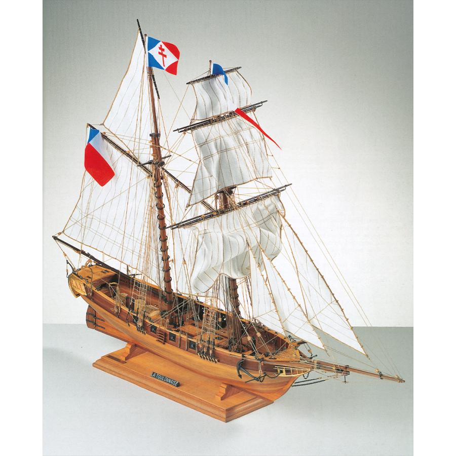 帆船模型キット トルネーズ : 木製模型キットのマイクロクラフト