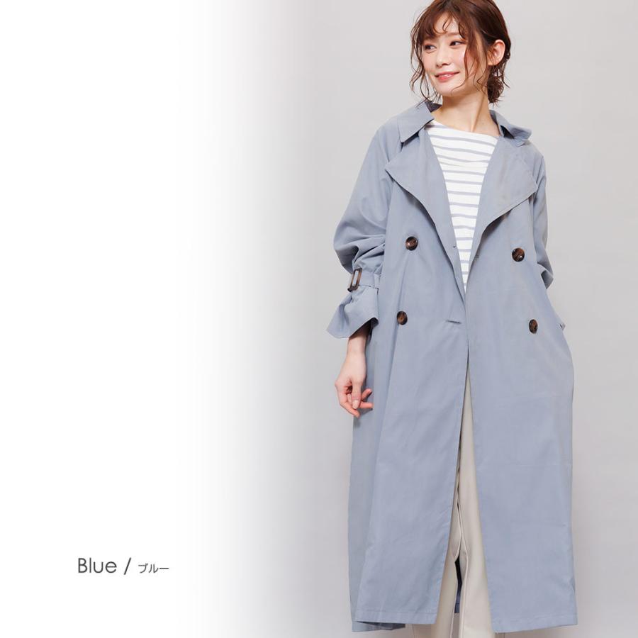 レディース アウター キャンディスリーブ トレンチコート スプリング