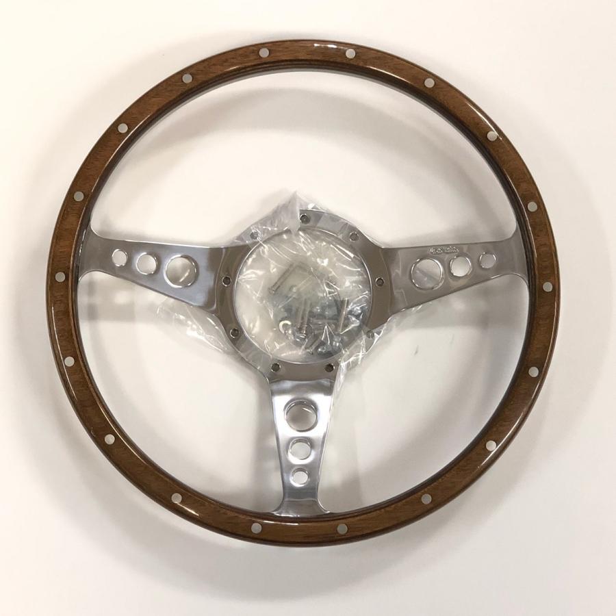 モトリタMK3ウッドステアリング・13インチ ディッシュ : ミニマルヤマ