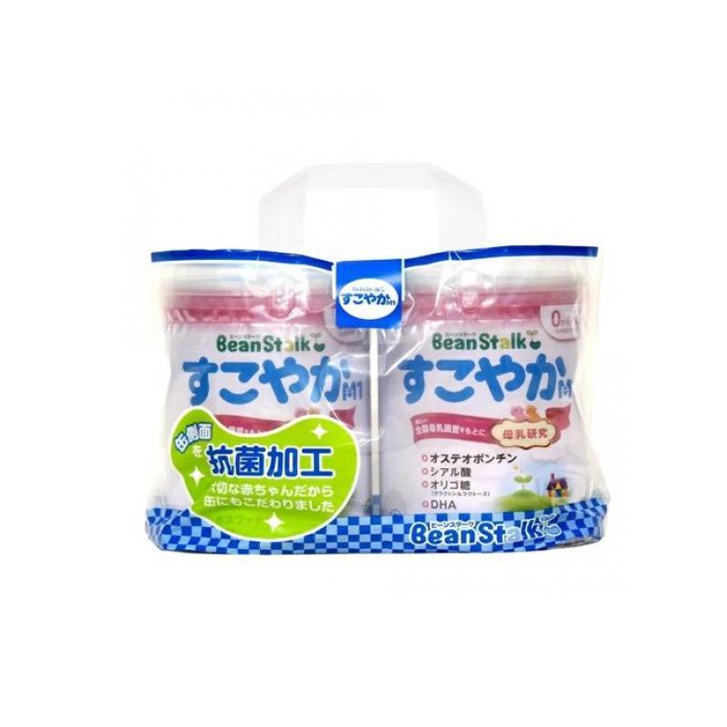ビーンスターク すこやかM1 乳児用粉ミルク 800g× 2缶パック (1個