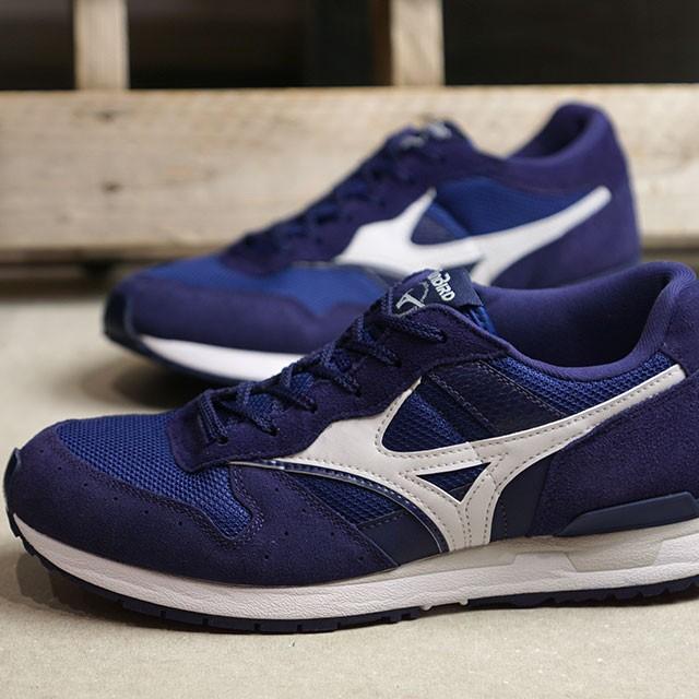 MIZUNO（ミズノ） メンズ GV87 復刻スニーカー 靴 ネイビー グレー