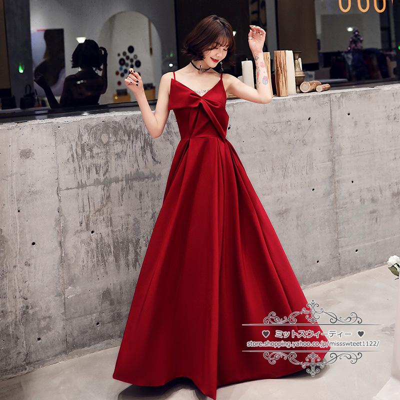 カラードレス カクテルドレス ロングドレス パーティードレス 発表会