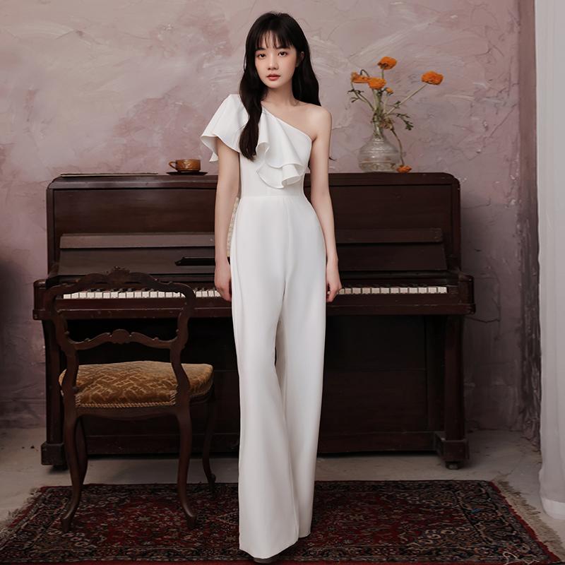 パンツドレス ロングドレス 演奏会 発表会 カクテルドレス イブニング