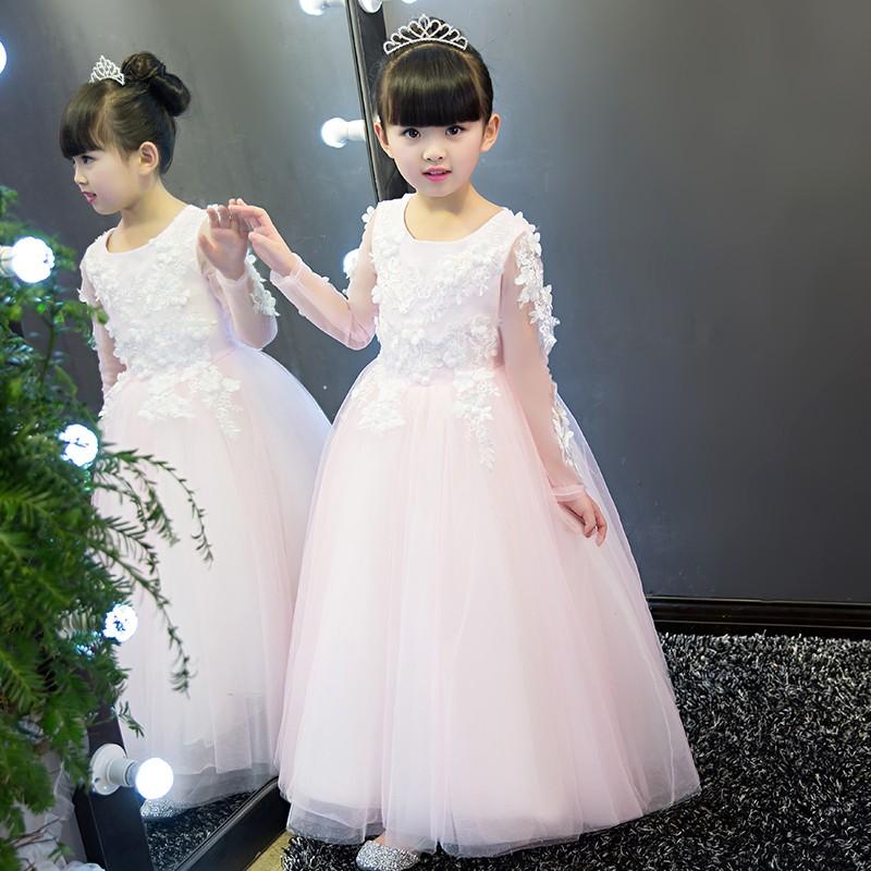 子どもドレス フラワーガール ドレス ピアノ発表会 子供ドレス ロング
