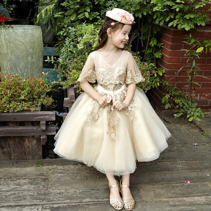 キッズフォーマルドレス 子供ドレス ロング ピアノ発表会 女の子