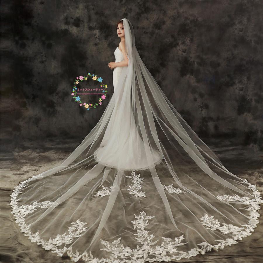 ウェディングベール ベール ウェディング ロング チュール ブライダル