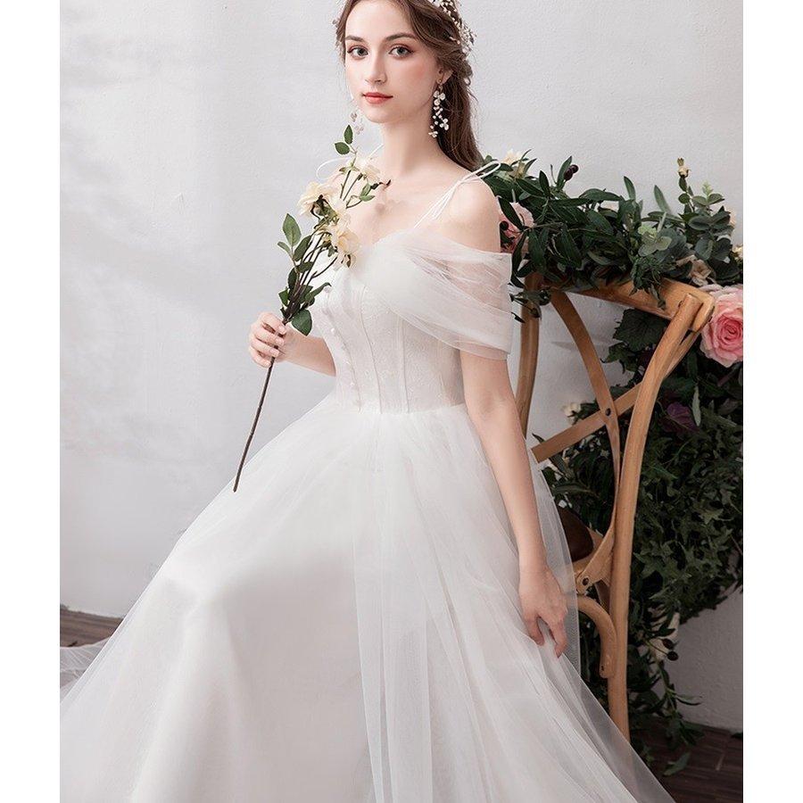 ウエディングドレス aライン 白 安い ウェディングドレス 花嫁 結婚式