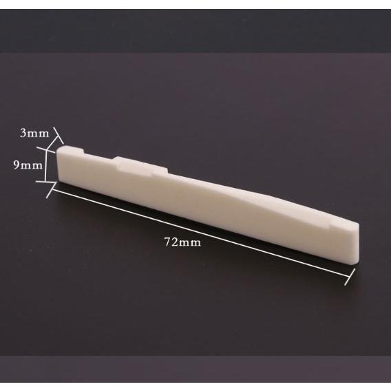 ギター用ナットサドルセット 牛骨製 アコースティックギター アコギ用