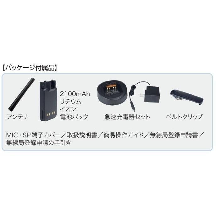 スタンダード VXD30 登録局 2台セット 増波モデル 5W 長距離 デジタル