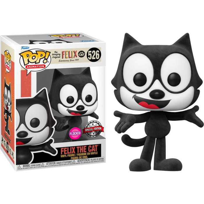 フィリックス・ザ・キャット フィギュア Felix The Cat Flocked POP