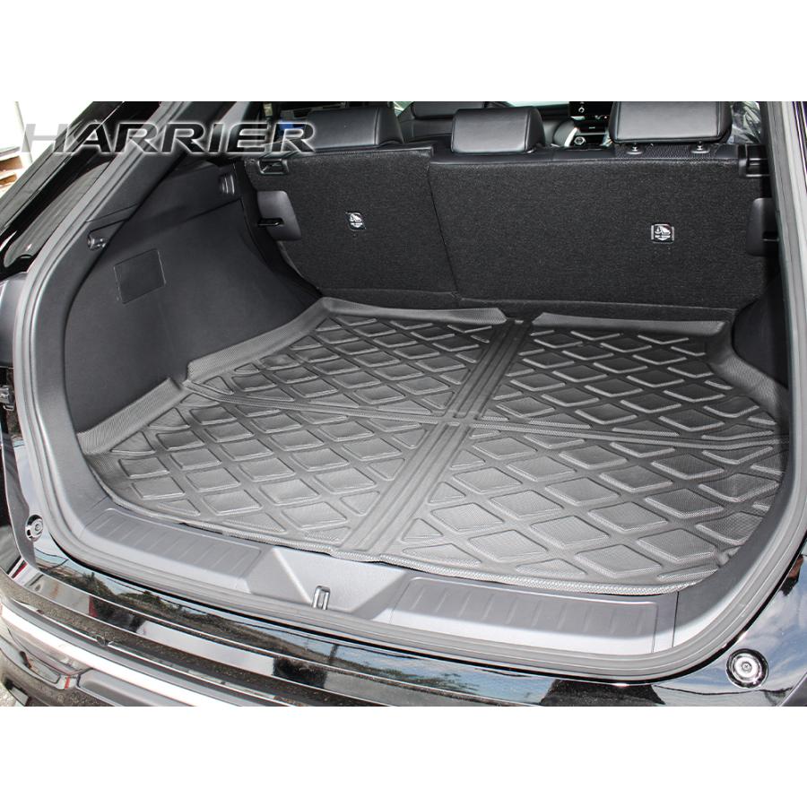 新型ハリアー 80系 4D ラゲッジマット ラゲッジトレイ 防水 ラバー