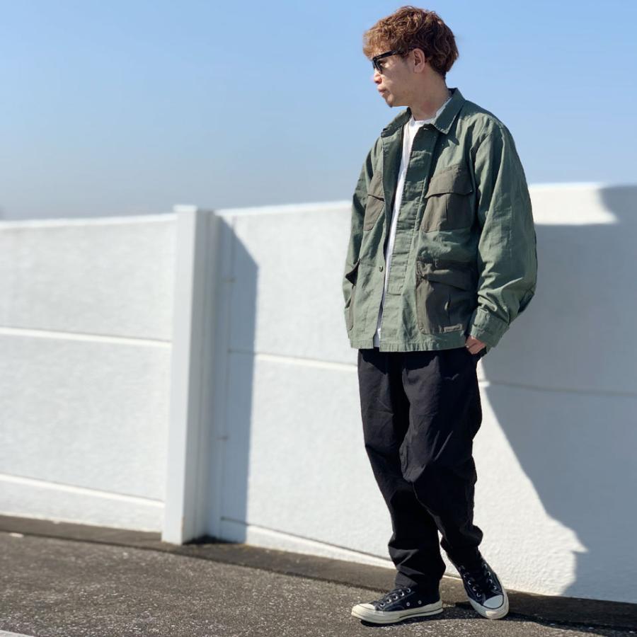 WILD THINGS（ワイルドシングス） ミリタリージャケット BACK SATIN