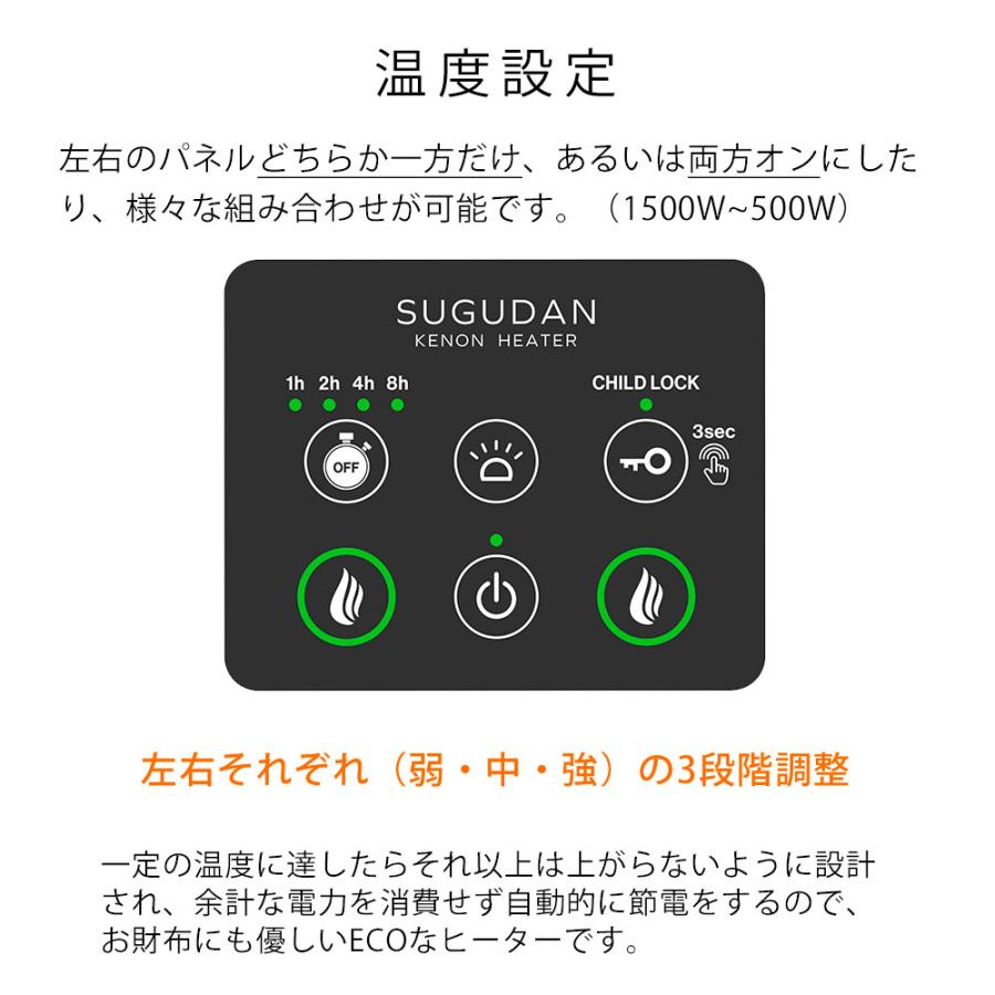 ケノン（ke-non） 日本製 ケノンヒーター スグダン あのケノンブランド