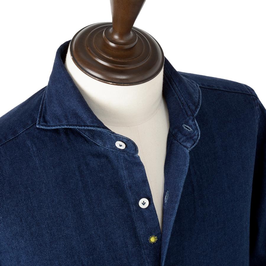 GIANNETTO（ジャンネット） 通年 デニムシャツ ヴィンチフィット