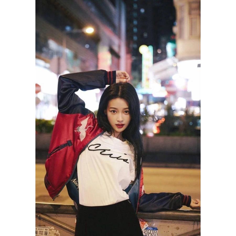 ヨコスカ] 男女兼用 US・NAVY刺繍マーク スカジャン リバーシブル