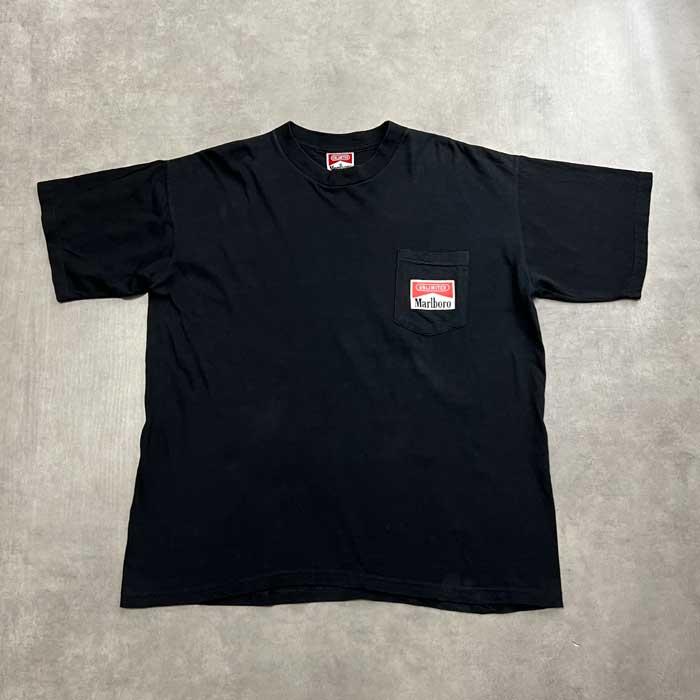 90's MARBORO UNLIMITED T-SHIRTS BLACK/XL Made in USA 90年代