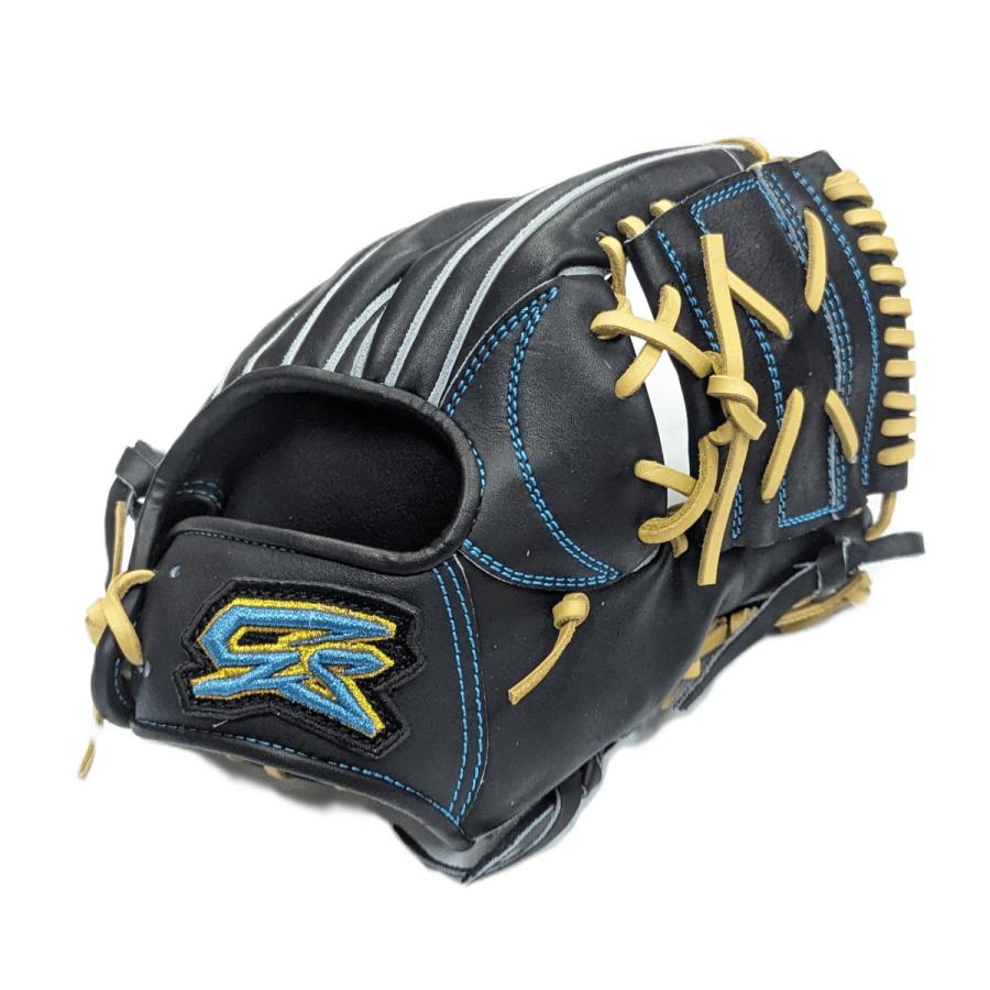 GSグローブ 硬式グローブ 内野手 当て挟み改 ゴリラブラック×キャメル