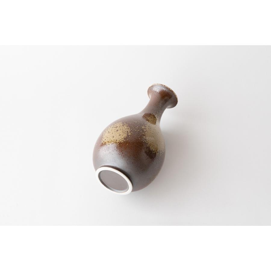 仏間 花瓶 ツル首 秋草 8号 陶器 レトロ 25センチ モダン 花器 客間