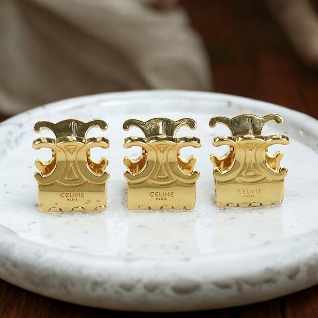 CELINE セリーヌトリオンフヘアアクセサリーヘアピンゴールド