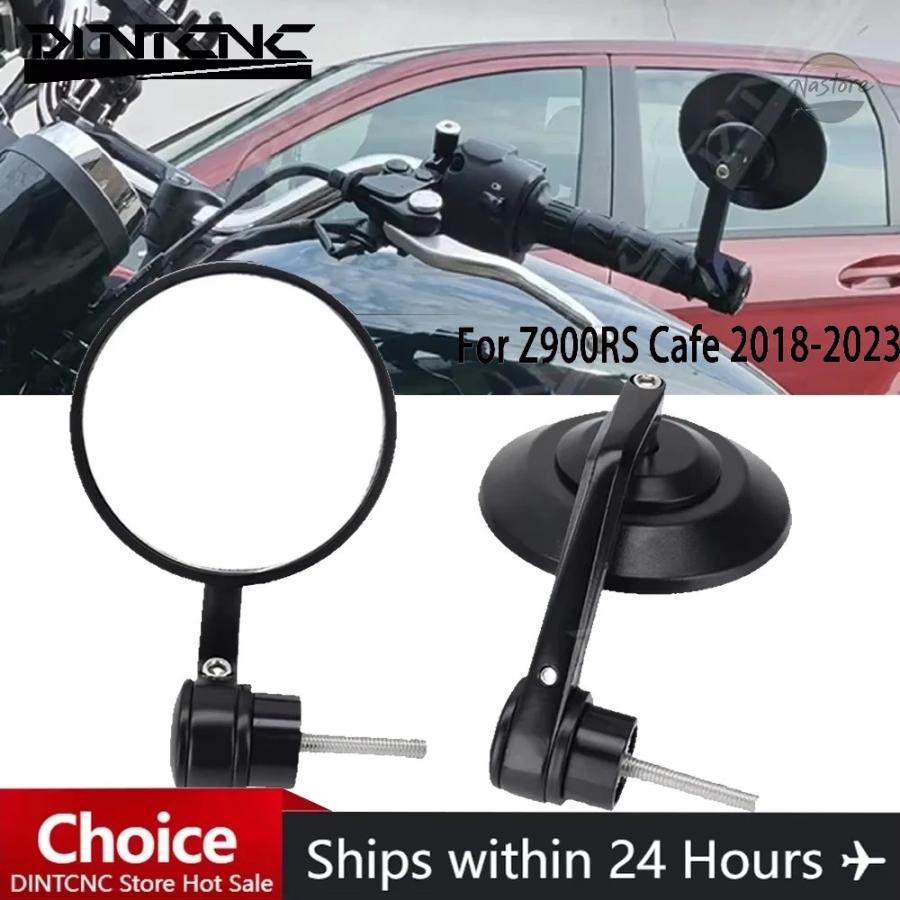 並行輸入品 KAWASAKI Z900RS Cafe 2018-2023 ハンドルバーエンドミラー