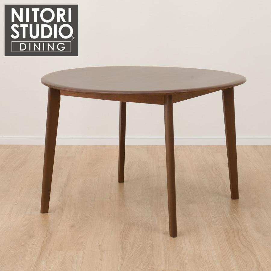 ニトリ（NITORI） 幅110 ダイニングテーブル(NコレクションT-01R円形