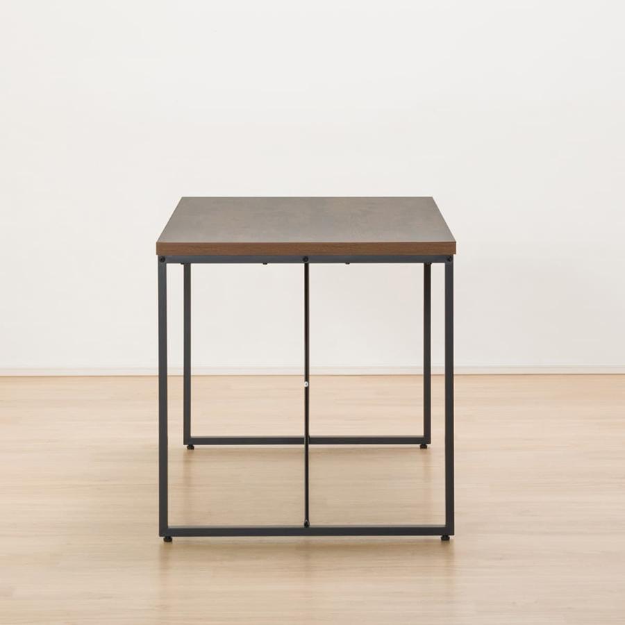 ニトリ（NITORI） 幅120cm ダイニングテーブル(ステイン120 MBR) 4人