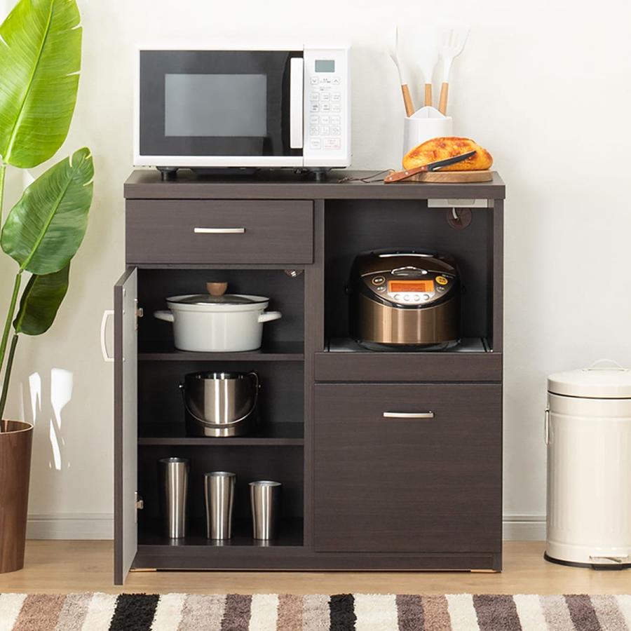 ニトリ（NITORI） キッチンカウンター (コパン T 80CT-S DBR) キッチン