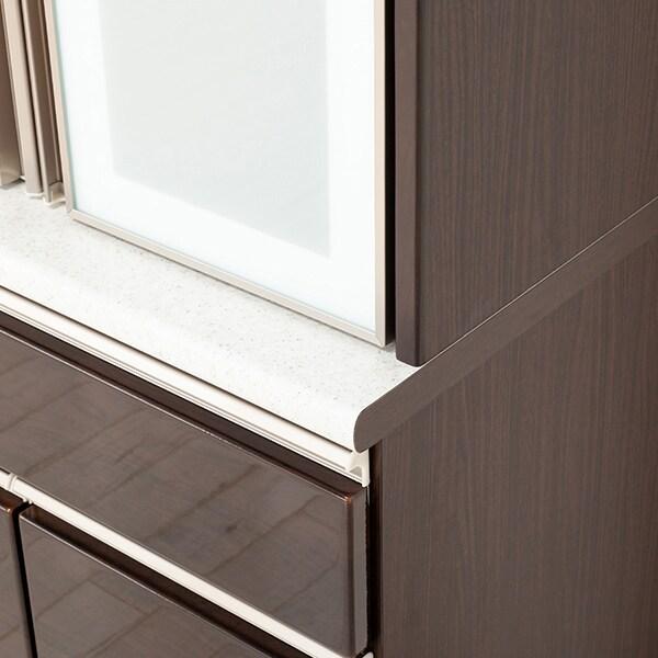 ニトリ（NITORI） 幅70cm 食器棚(アルミナ2 70DBDBR) ニトリ期間限定