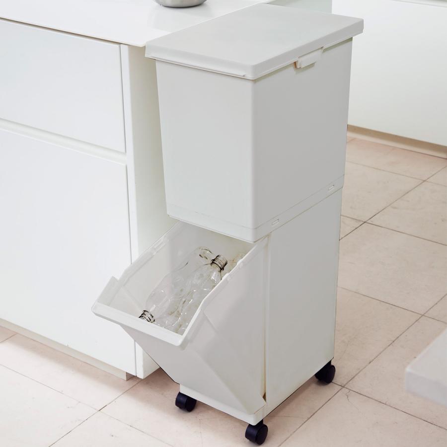 ニトリ（NITORI） スリム分別ペール2段(55L) ゴミ箱 ごみ箱 ペール