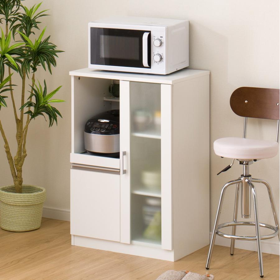 ニトリ（NITORI） レンジ台(フォルムN RE9060G WH） レンジラック