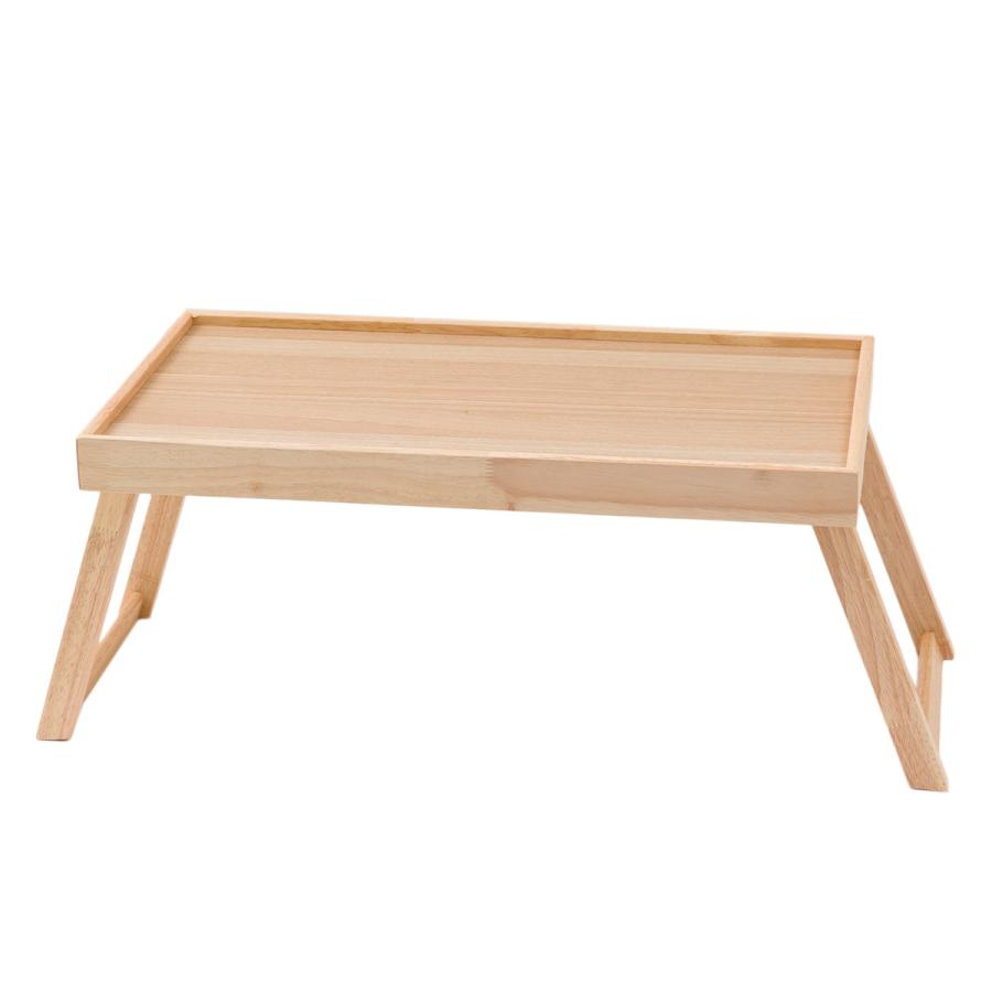 ニトリ（NITORI） 脚付き すべり止め木製トレー(ナチュラル) : ニトリ