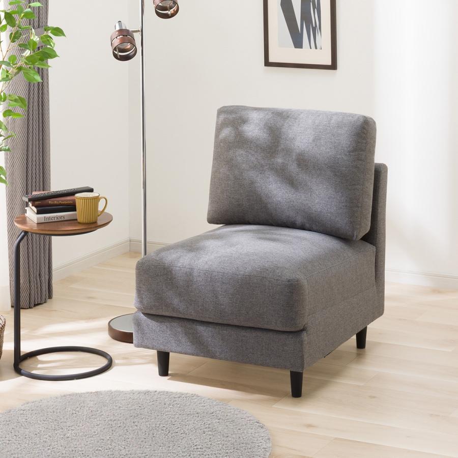 ニトリ（NITORI） ソファー ソファ 肘無し1人掛け布張りソファ(CS01 H