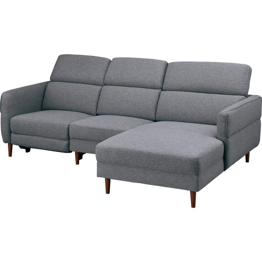 ニトリ（NITORI） 電動布張りカウチソファ(KK026LC DGY) : ニトリ