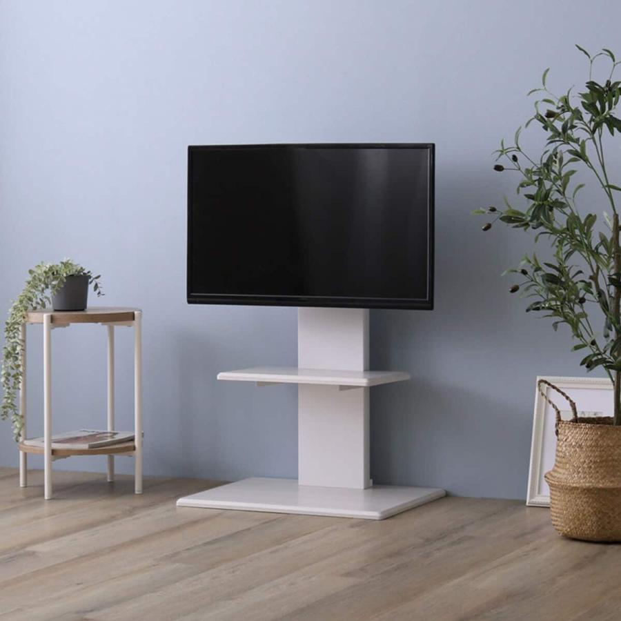 ニトリ（NITORI） 壁寄せTVスタンド(トエルL N WH) ニトリ期間限定：4