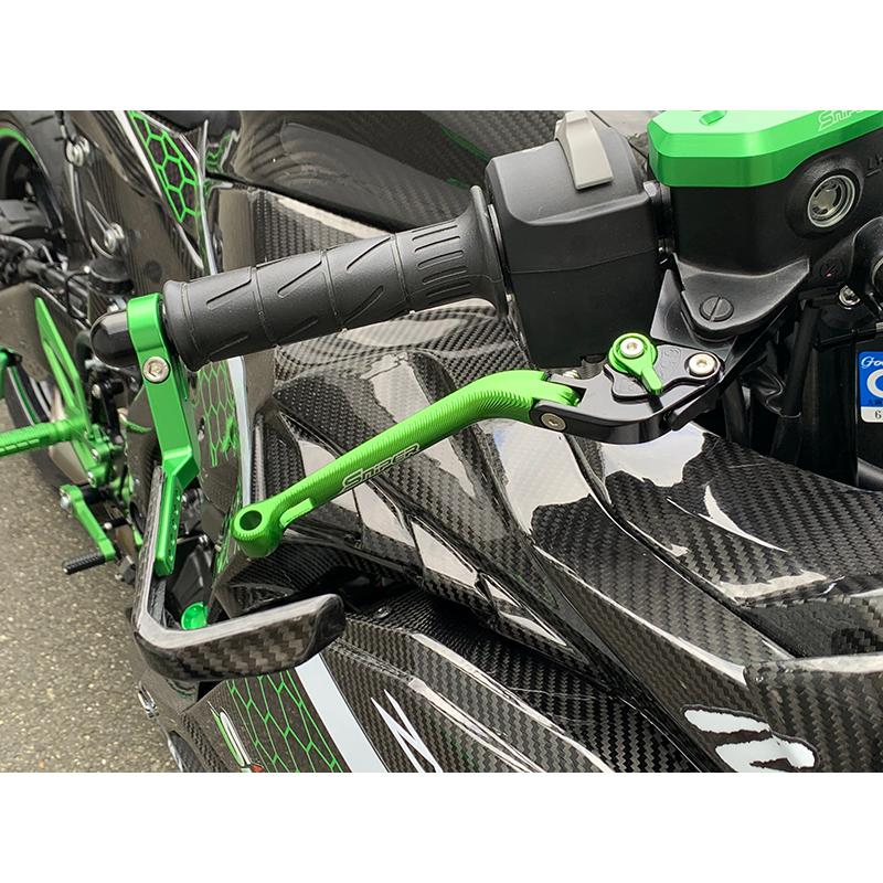 Ninja NINJA ZX-25R ZX-4R 6段階アジャスター 可倒式 クラッチレバー