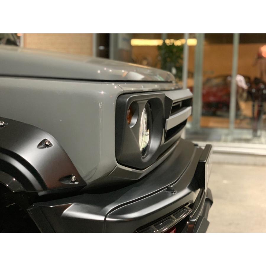 ジムニー JIMNY WORLD samuraiフロントグリル スズキ JB64W、JB74W用