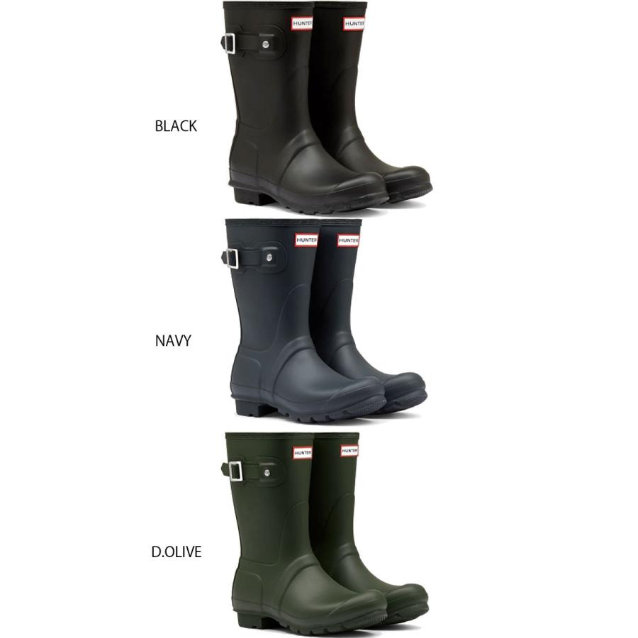 HUNTER（ハンター） メンズ オリジナル レインブーツ 長靴 ブラック 黒