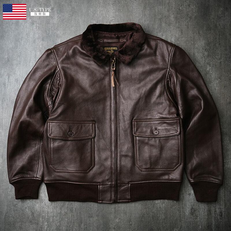 YMCLKY 米軍タイプ G-1フライトジャケット JJ277YN メンズ GI G1