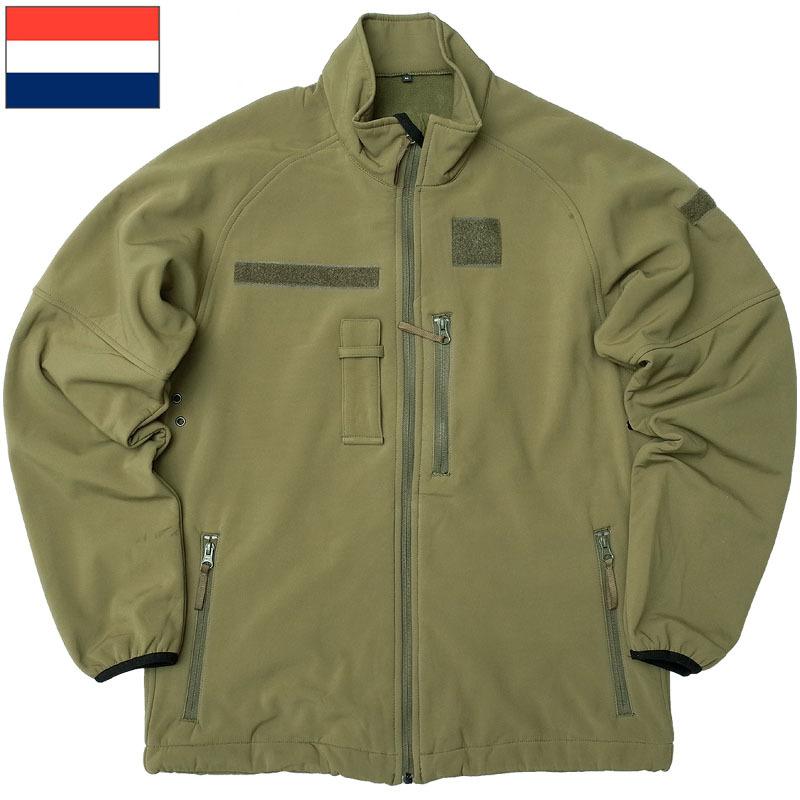 オランダ軍 ソフトシェルジャケット 胸ポケット付き USED JJ303UN
