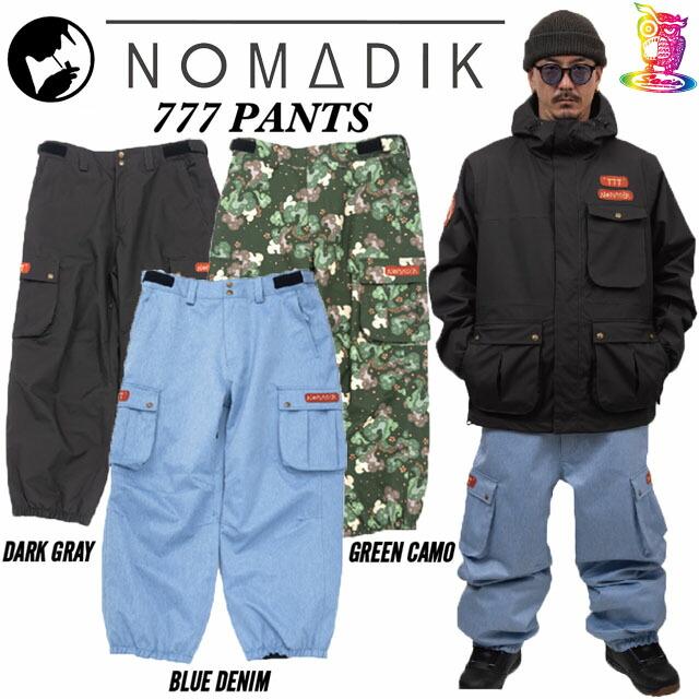 予約商品】25-26 NOMADIK【ノマディック】777 PANTS スノーボード