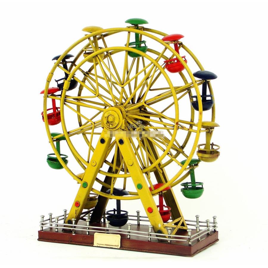観覧車 Ferris wheel 模型 アンティーク オブジェ レトロ ブリキ製