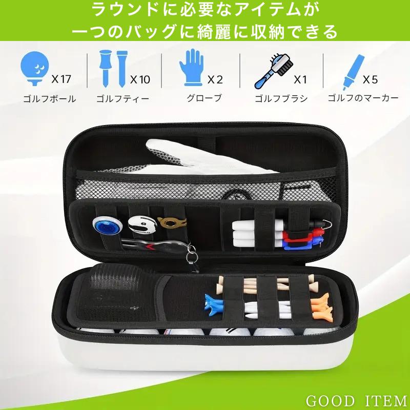 ゴルフ ゴルフボールケース ボールポーチ ラウンドバッグ 小物 ゴルフ