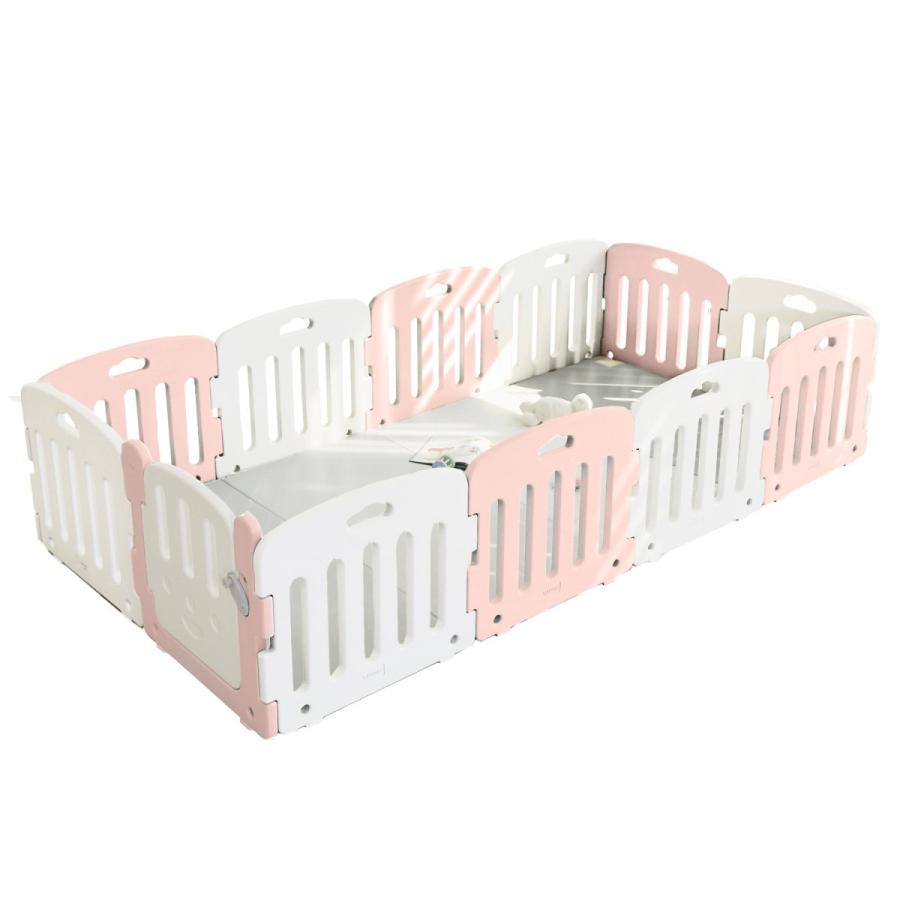 NEW ベビーサークル ベビーゲート 扉付き ALZIP MAT Baby room アル