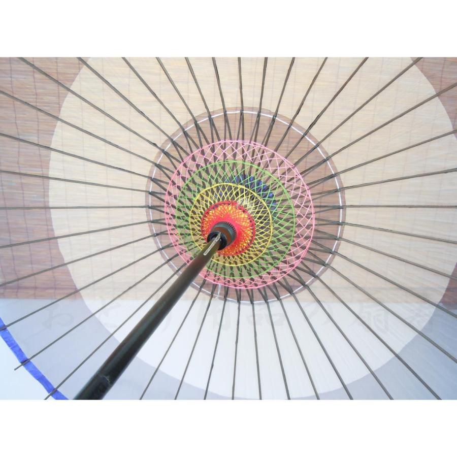 絹傘・日本舞踊傘・踊り傘 継柄 助六・蛇の目 紫 B : おどり用品の扇寿