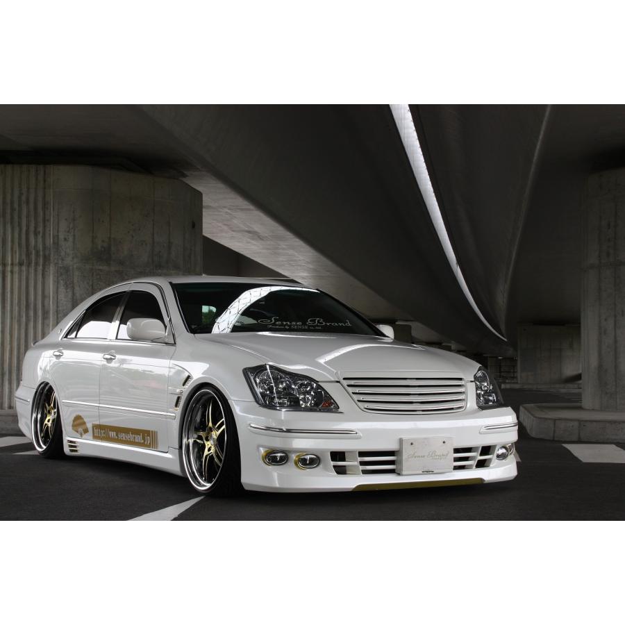 センスブランド 18クラウン エアロ3点Set フロントバンパー サイド