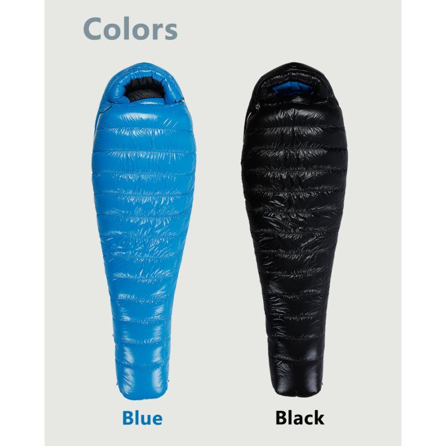 AEGISMAX】800FP (G3)ホワイトグースダウン寝袋 (2色／Mサイズ) 耐寒