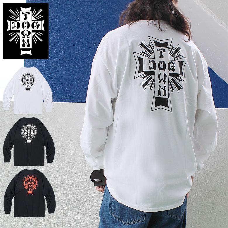 DOGTOWN（ドッグタウン） CROSS LOGO L/S T-SHIRTS/DOGTOWAN ロンT